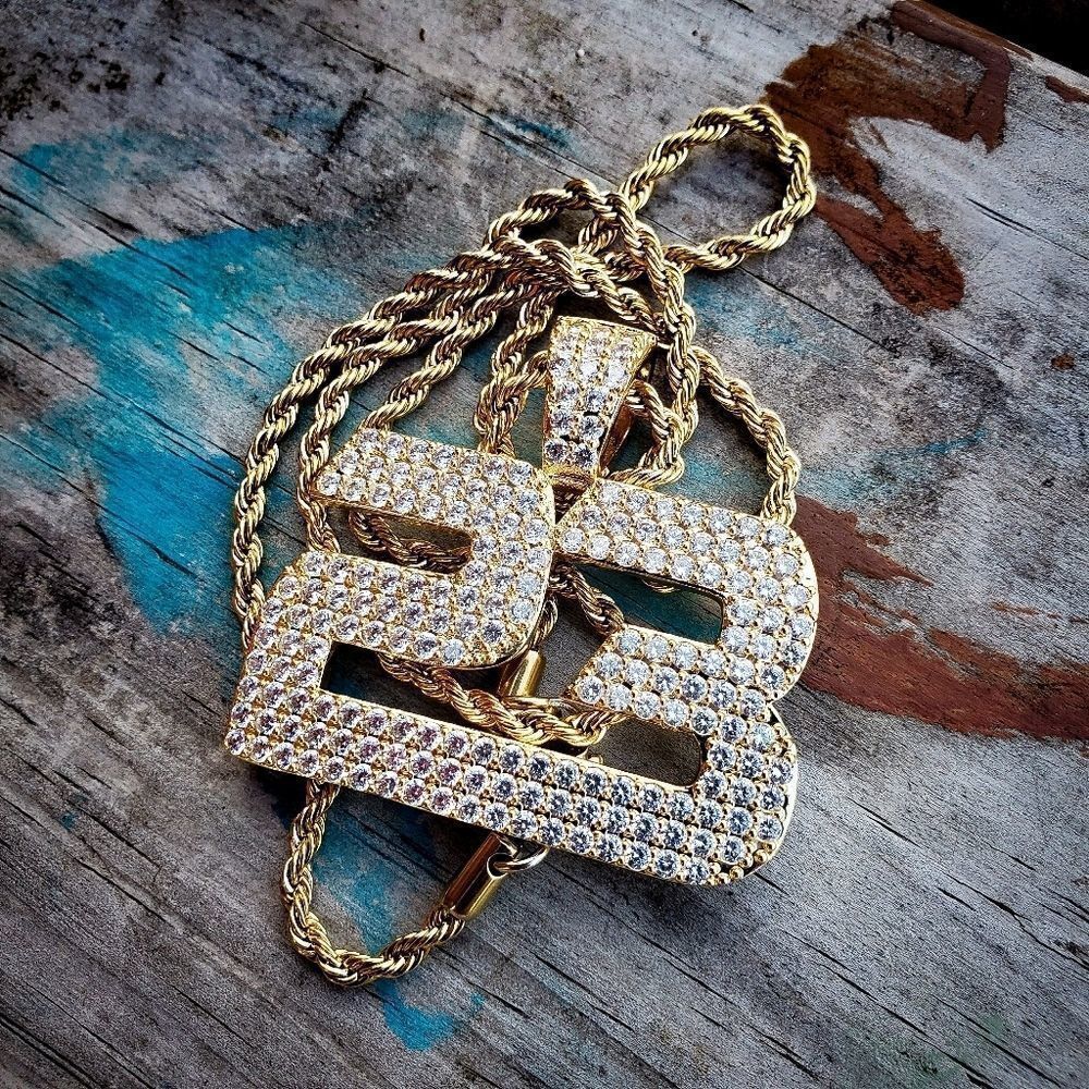 Iced out 23 Jordan Necklace